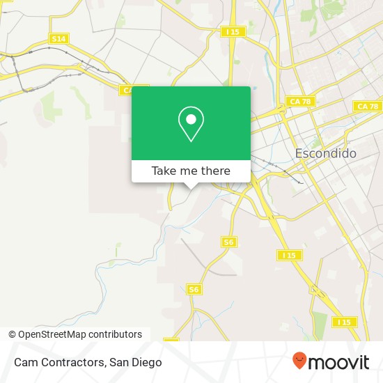 Mapa de Cam Contractors