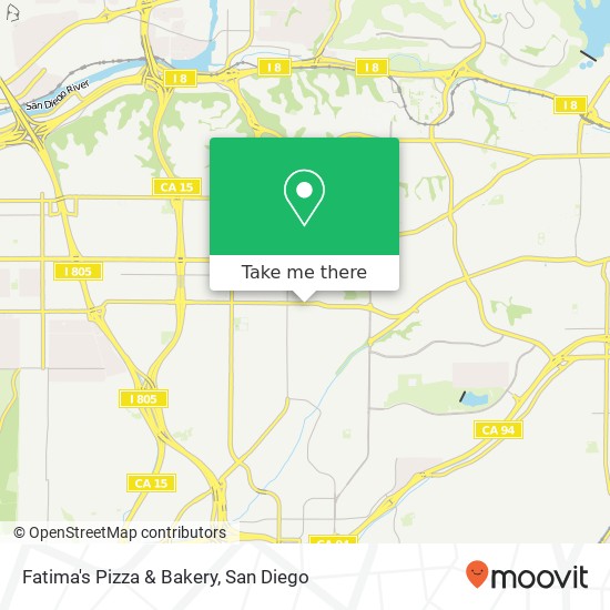 Mapa de Fatima's Pizza & Bakery