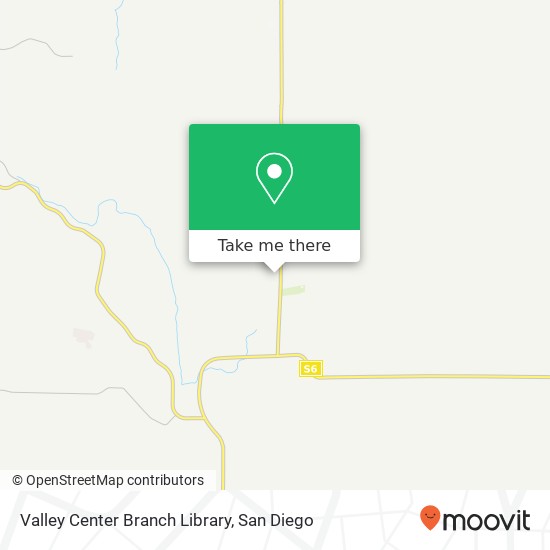 Mapa de Valley Center Branch Library