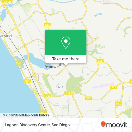 Mapa de Lagoon Discovery Center