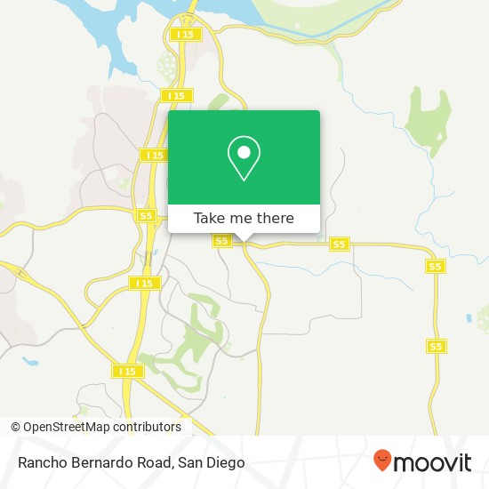 Mapa de Rancho Bernardo Road
