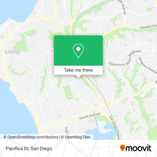 Pacifica Dr map