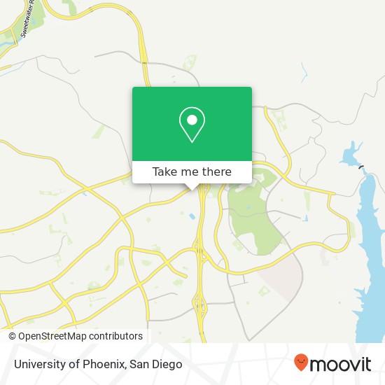 University of Phoenix map