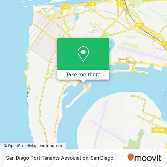 San Diego Port Tenants Association map