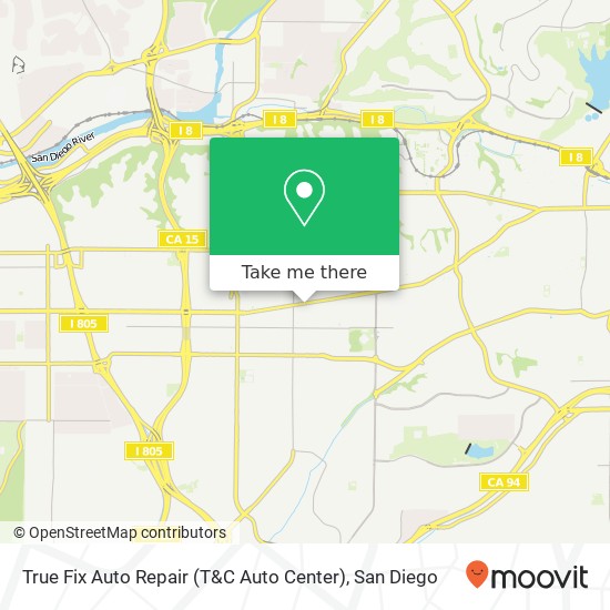 Mapa de True Fix Auto Repair (T&C Auto Center)