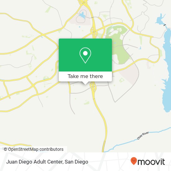 Mapa de Juan Diego Adult Center