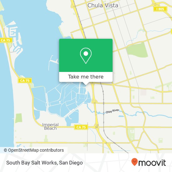 South Bay Salt Works map