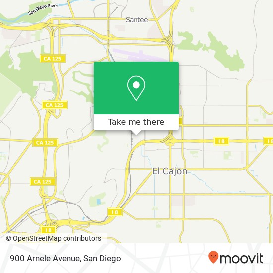 Mapa de 900 Arnele Avenue