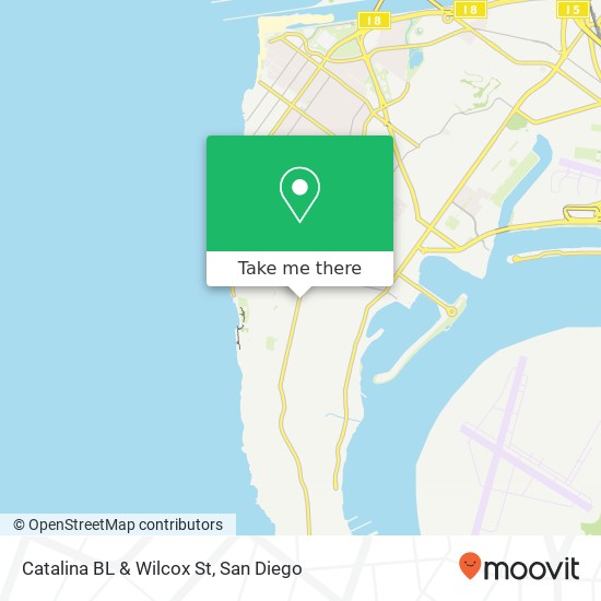 Mapa de Catalina BL & Wilcox St
