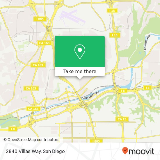 Mapa de 2840 Villas Way