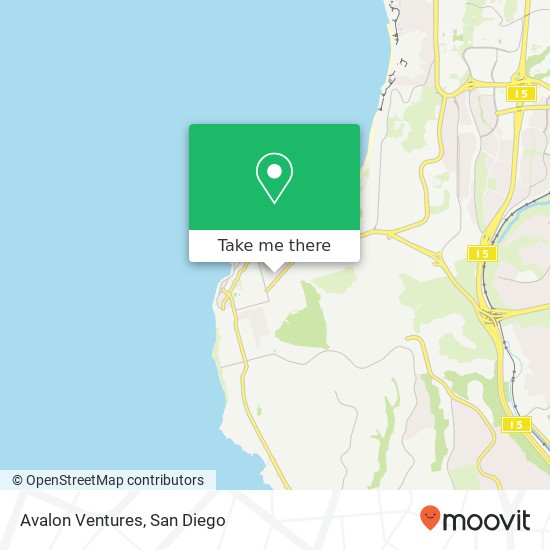 Mapa de Avalon Ventures