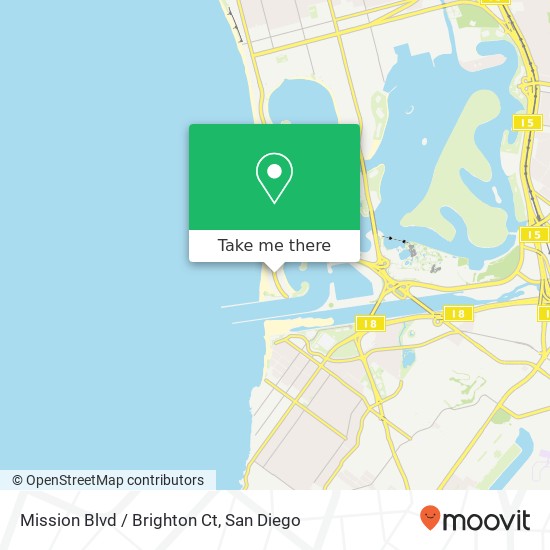 Mission Blvd / Brighton Ct map