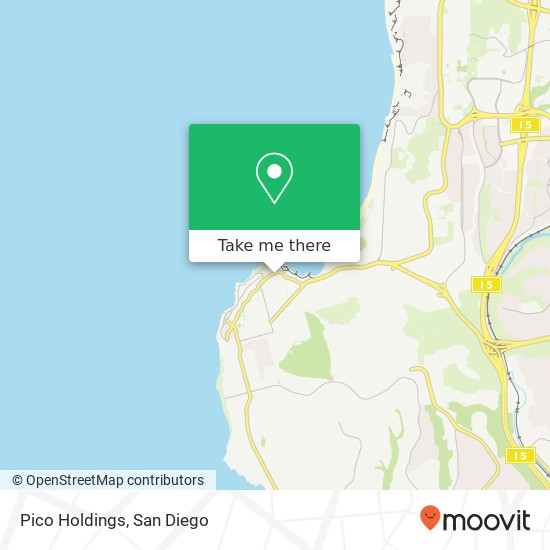 Mapa de Pico Holdings