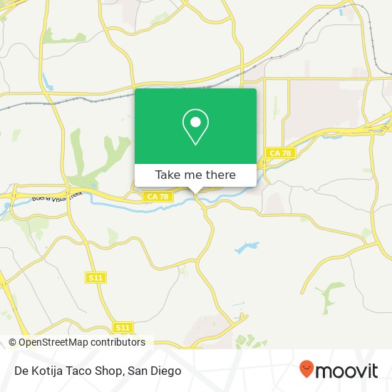 Mapa de De Kotija Taco Shop