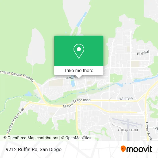 9212 Ruffin Rd map