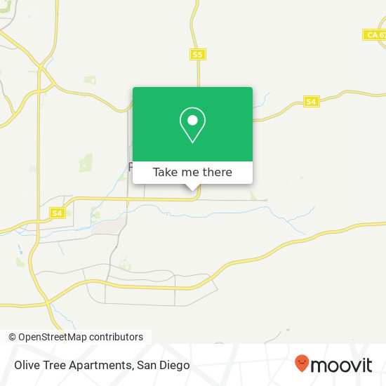 Mapa de Olive Tree Apartments