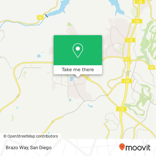 Brazo Way map