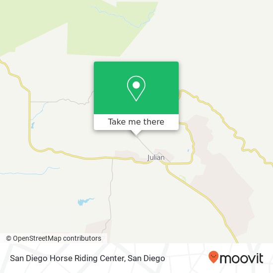 Mapa de San Diego Horse Riding Center