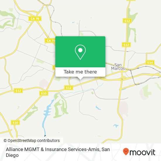 Mapa de Alliance MGMT & Insurance Services-Amis