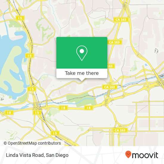 Mapa de Linda Vista Road