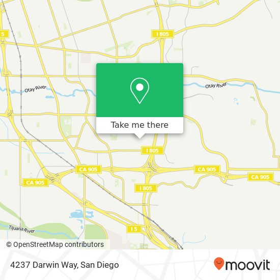 4237 Darwin Way map