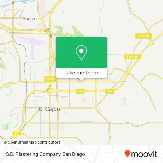 S.D. Plastering Company map