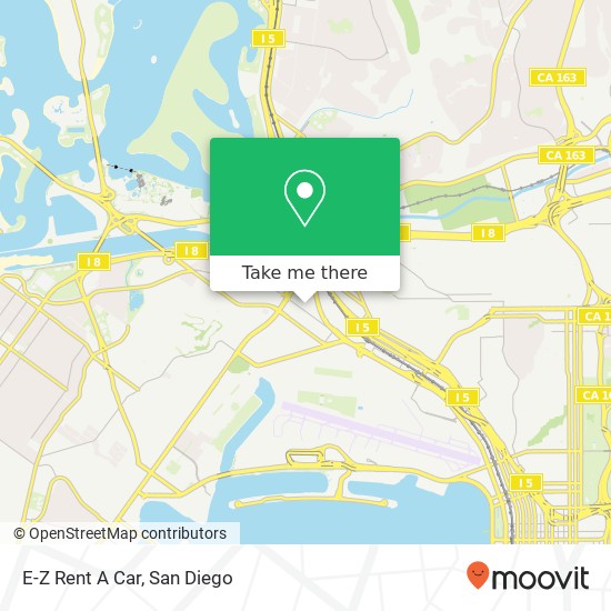 E-Z Rent A Car map