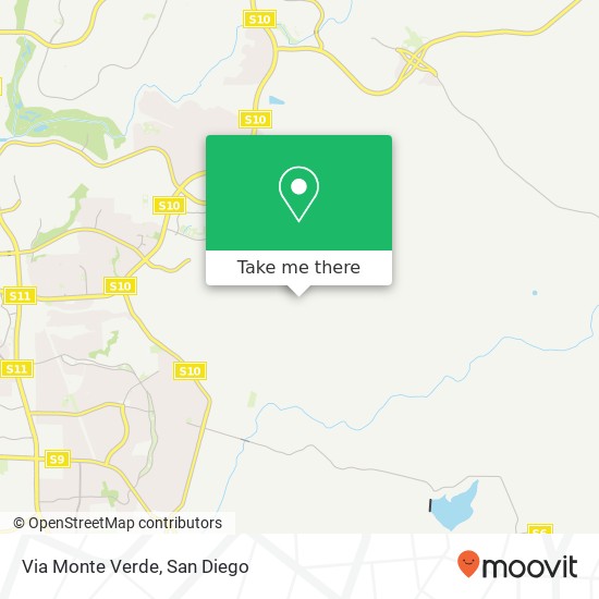 Mapa de Via Monte Verde