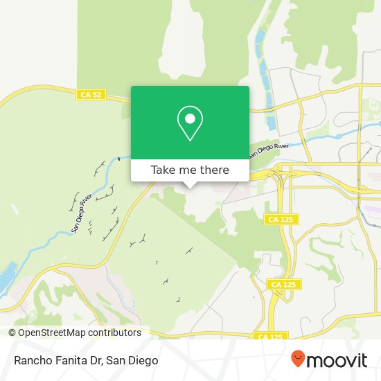 Mapa de Rancho Fanita Dr