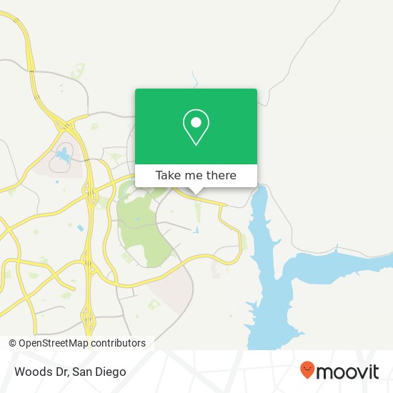 Woods Dr map