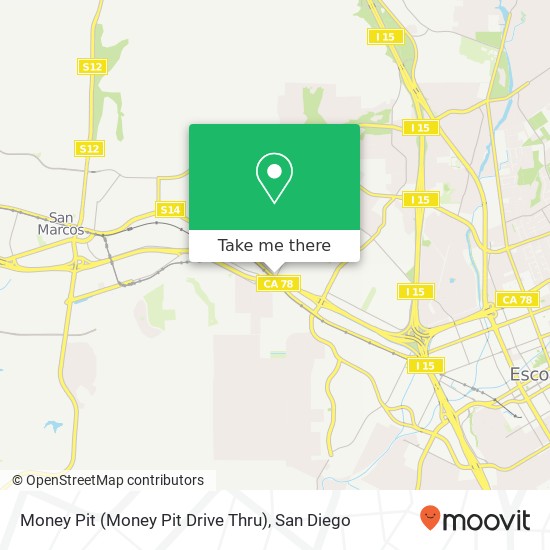 Mapa de Money Pit (Money Pit Drive Thru)