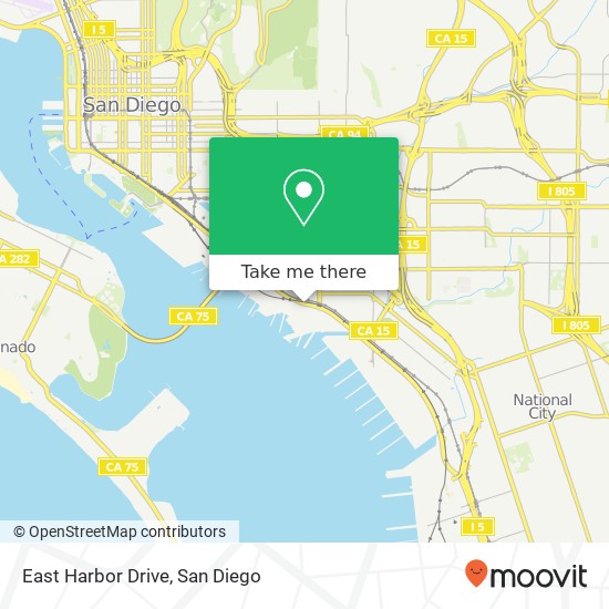 Mapa de East Harbor Drive