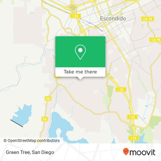 Mapa de Green Tree