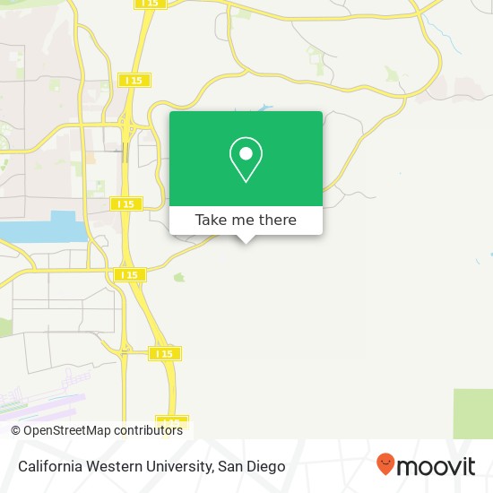 California Western University map