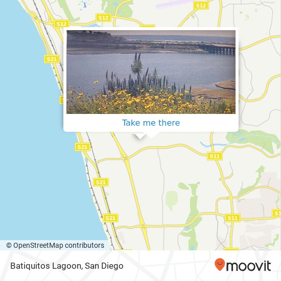 Batiquitos Lagoon map