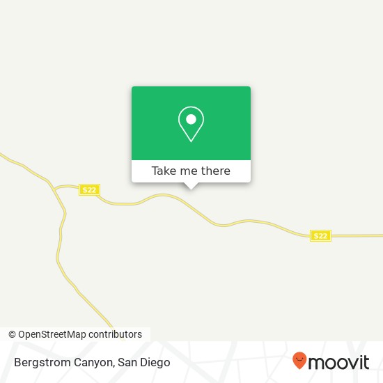 Bergstrom Canyon map