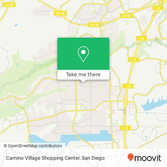 Mapa de Camino Village Shopping Center