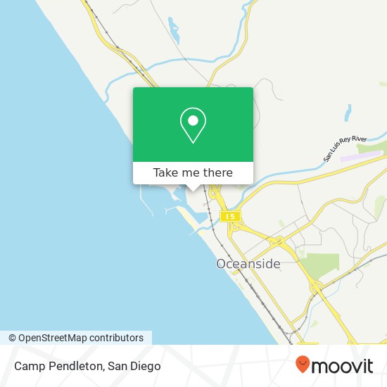 Mapa de Camp Pendleton