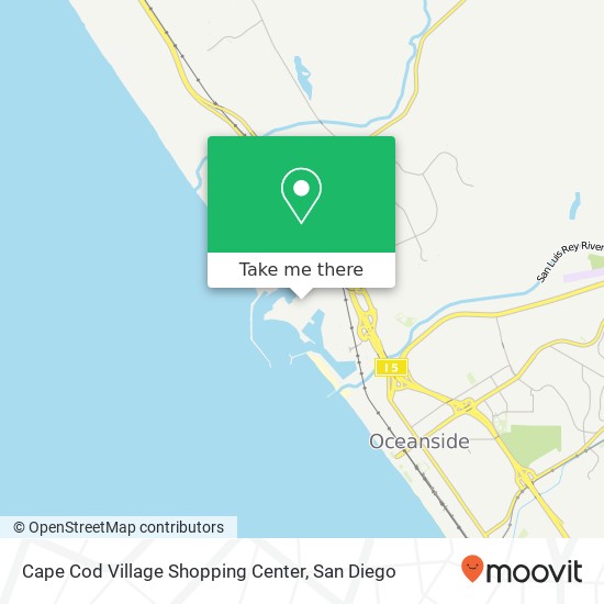 Cape Cod Village Shopping Center map