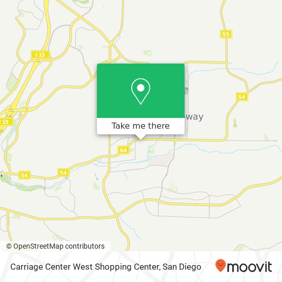 Carriage Center West Shopping Center map