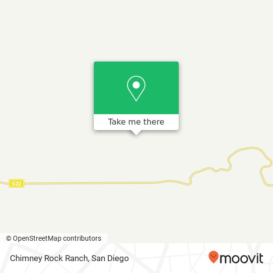 Mapa de Chimney Rock Ranch