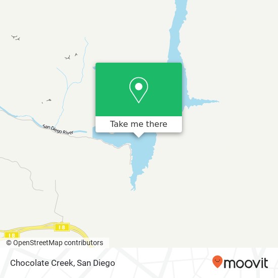 Mapa de Chocolate Creek