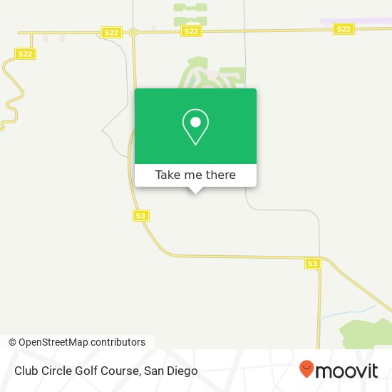Mapa de Club Circle Golf Course