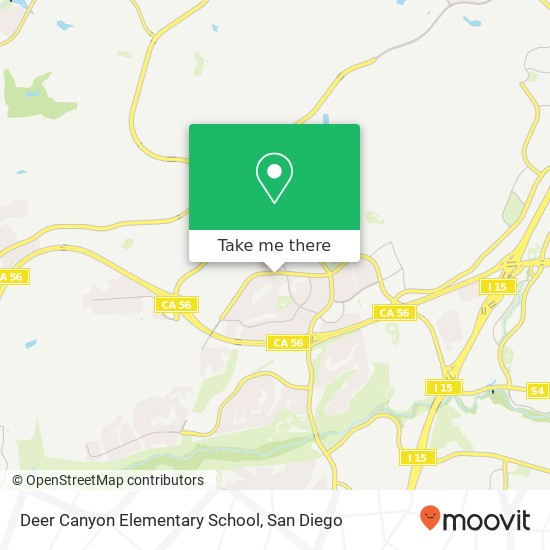 Deer Canyon Elementary School map