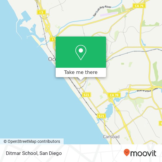 Ditmar School map