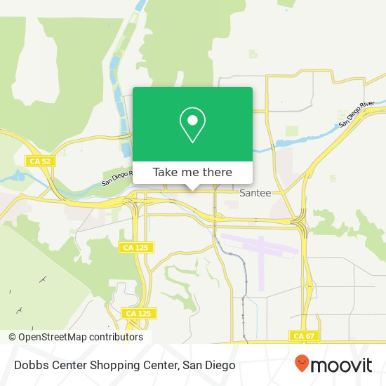 Dobbs Center Shopping Center map