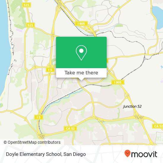 Doyle Elementary School map
