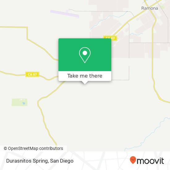 Mapa de Durasnitos Spring
