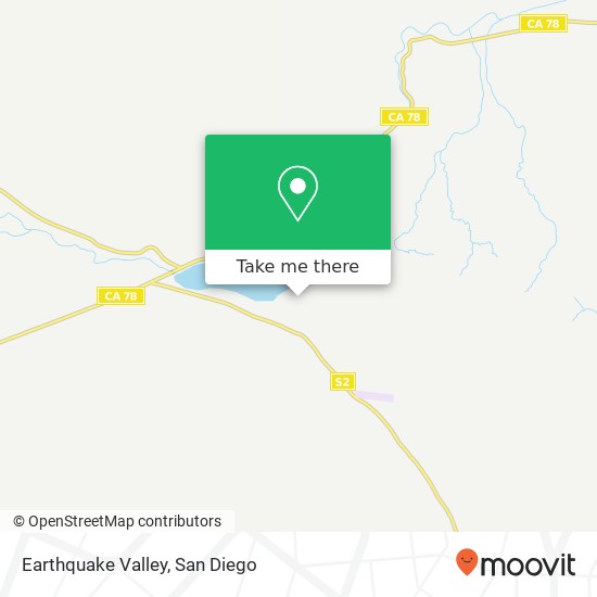 Earthquake Valley map