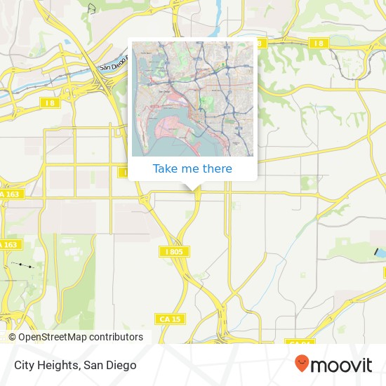 City Heights map